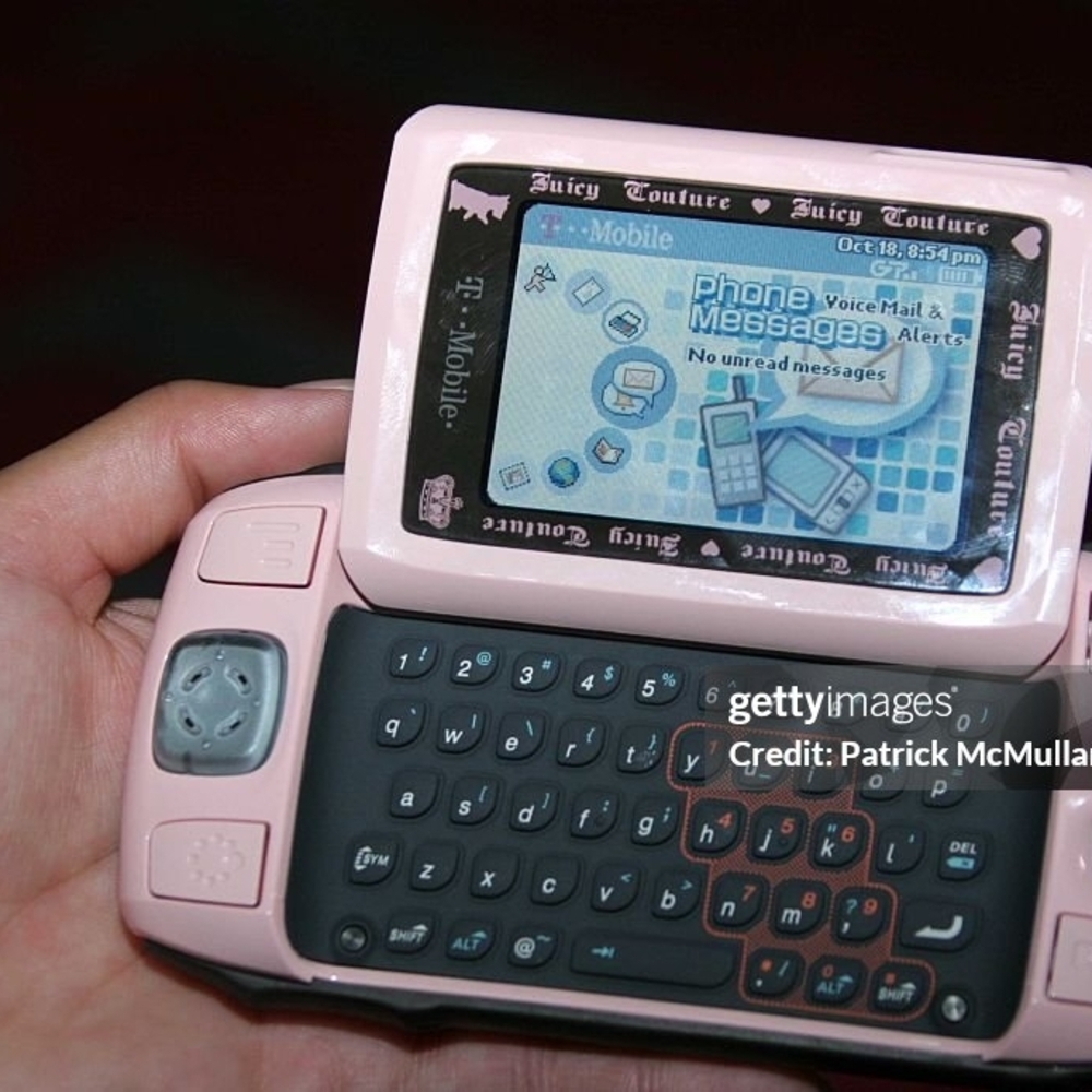 Juicy Couture Pink Mobile Device with Keyboard